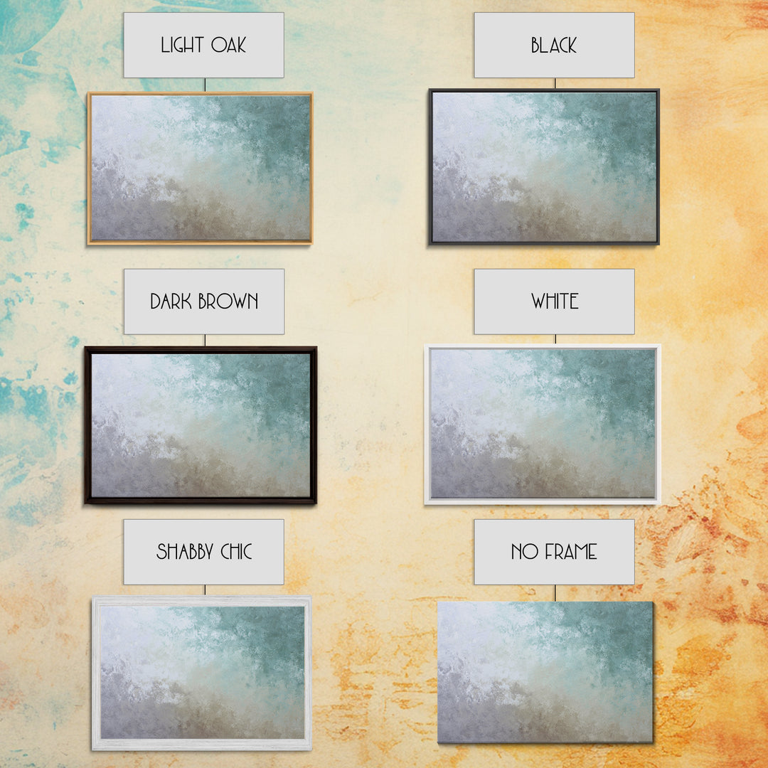 Soft Chakra Color Gradient Without Symbols Overload Canvas Print, Meditation Art, Neutral Wall Art, Living Room Decor, MED-3x2-62