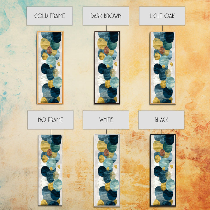 Teal Sofa Era Abstract Pattern Without Furniture Canvas Print, Midcentury Modern Art, Mid Century Modern, Living Room Decor, MMA-1x3-60