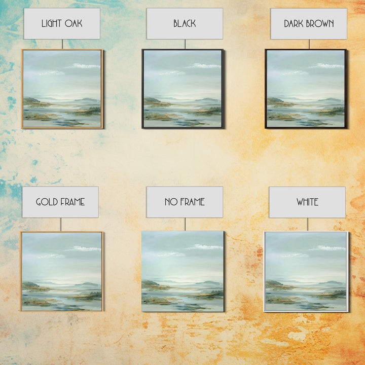 Large Neutral Landscape Framed Canvas Print, Medical Office Art, Art Print, Office Decor, Fine Art, Calm, Printable Art, MOA-1x1-40