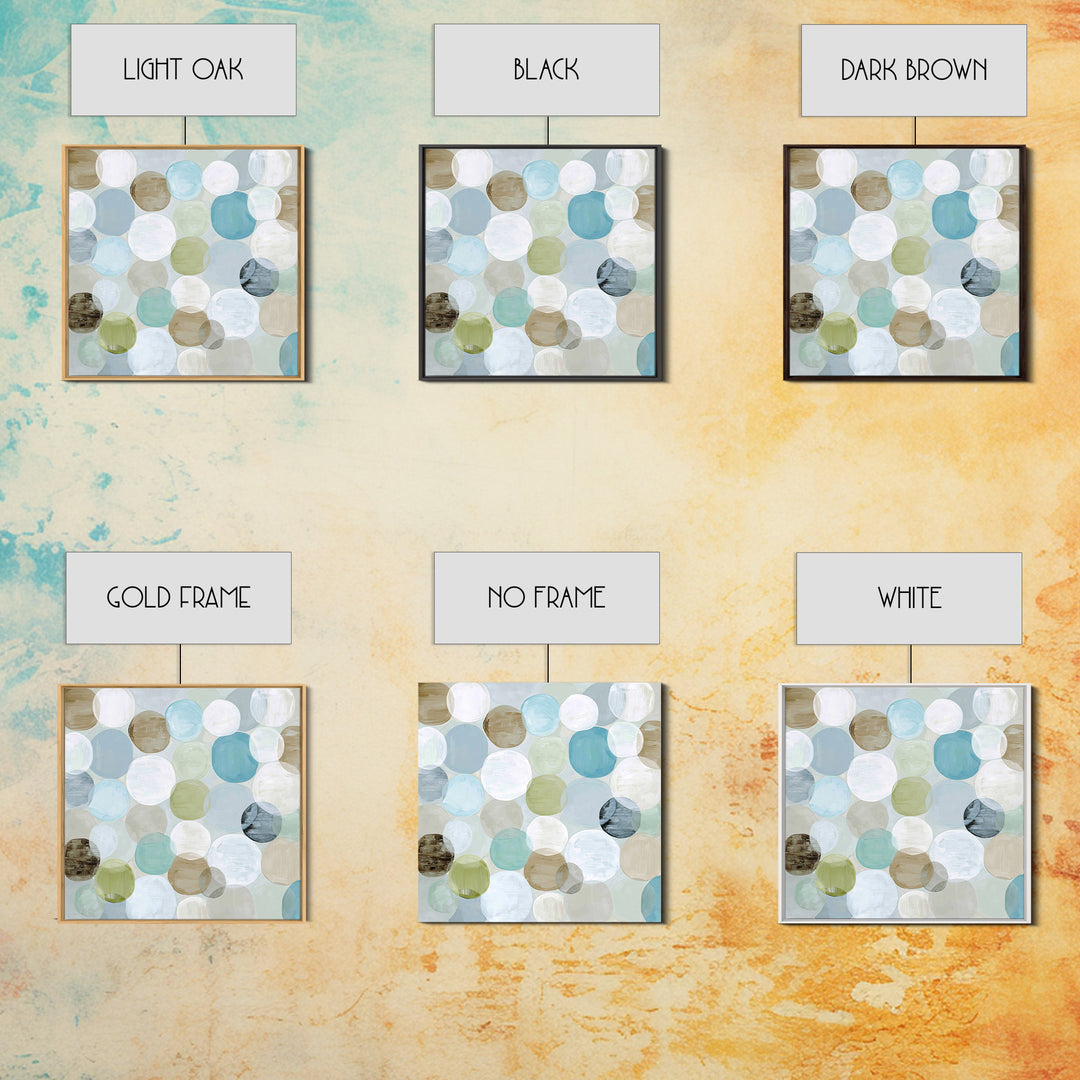 Abstract Cells and Circles as Soothing Pattern Canvas Print, Medical Office Art, Room Decor, Office Decor, Fine Art, Calm, MOA-1x1-77