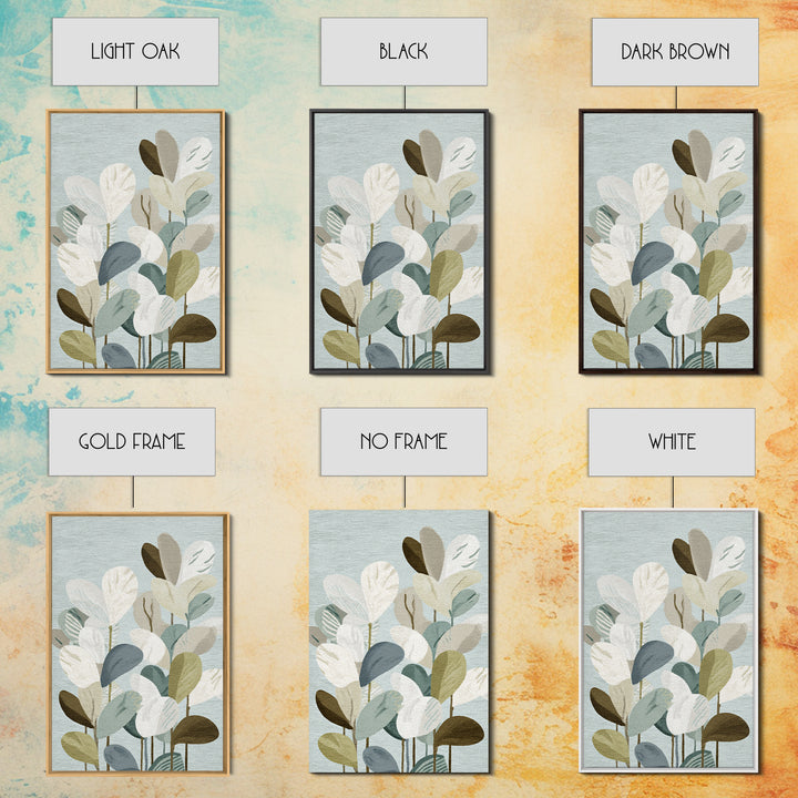 Clean Geometric Composition Framed Canvas Print, Medical Office Art, Room Decor, Office Decor, Abstract Art, Calm, MOA-2x3-18