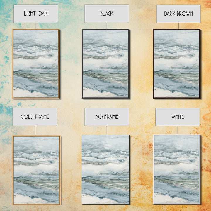 Subtle Marble Texture Framed Canvas Print, Medical Office Art, Science Art, Office Decor, Fine Art, Calm, Textured Painting, MOA-2x3-3