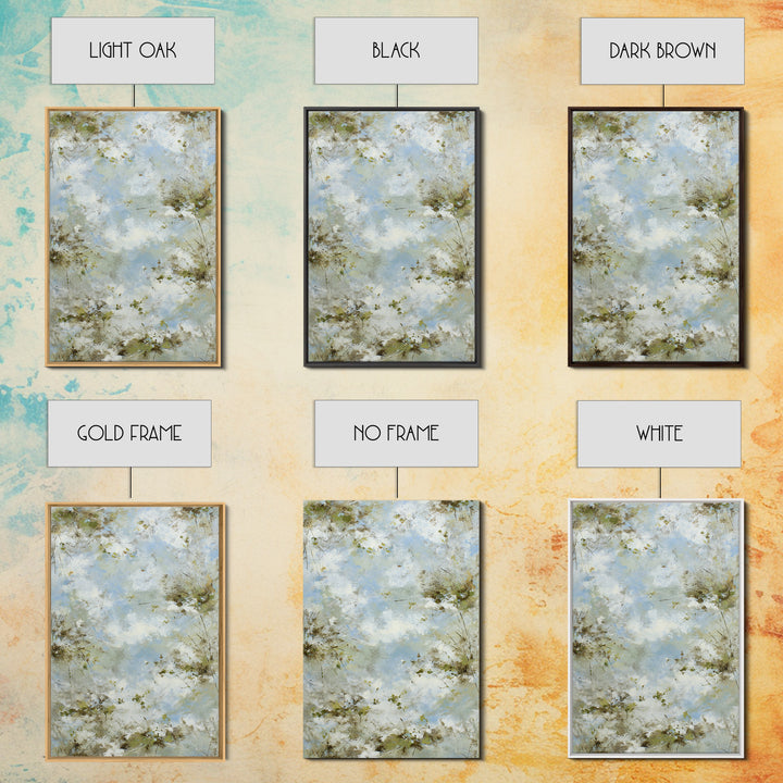 Sunlit Meadow with Wildflowers and Calm Mood Canvas Print, Medical Office Art, Medical Student Gift, Office Decor, Calm, MOA-2x3-68