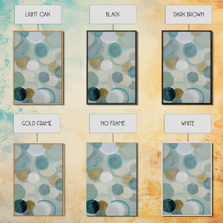 Abstract Cells and Circles as Soothing Pattern Canvas Print, Medical Office Art, Medical Office Decor, Office Decor, Calm, MOA-2x3-85