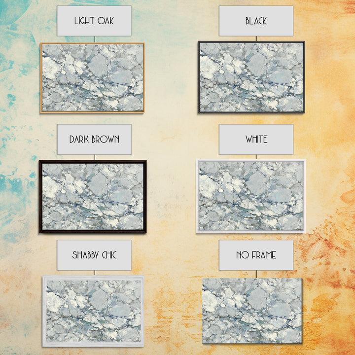 Subtle Marble Texture Framed Canvas Print, Medical Office Art, Healthcare Wall Art, Office Decor, Watercolor Art, Calm, MOA-3x2-71