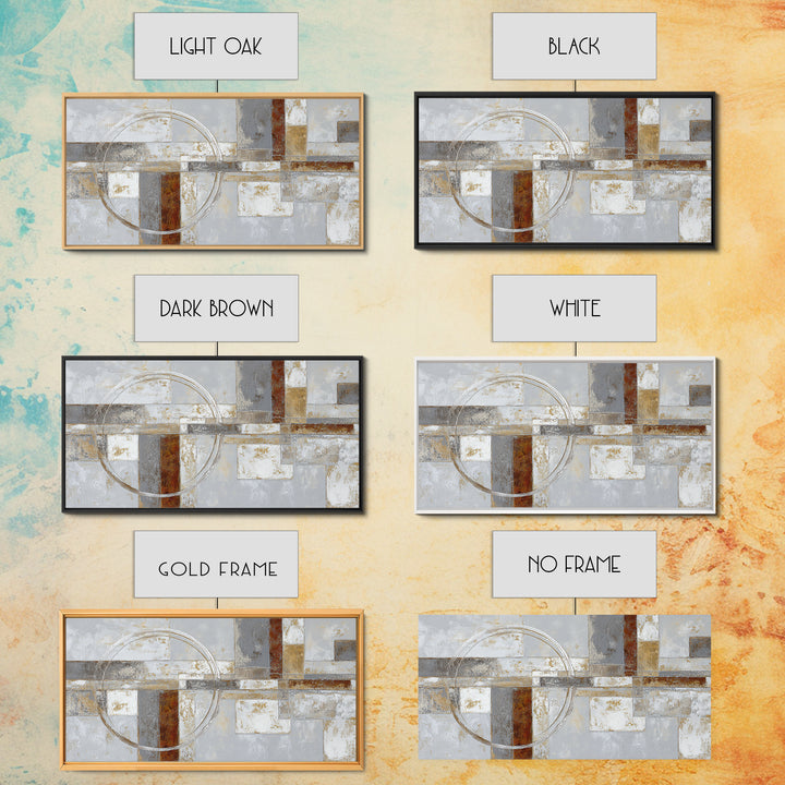 Silver Ocean Moonlight Scene Framed Canvas Print, Monochrome Art, Dopamine Decor, Living Room Decor, Mono, Modern Decor, MON-2x1-87