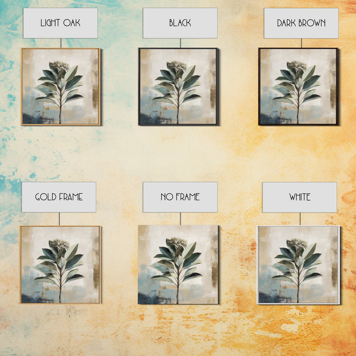 Modern Botanical Print Canvas Print, Office Art, Home Decor, Office Decor, Fine Art, Focus, Art Deco, Canvas Wall Art, OFF-1x1-4