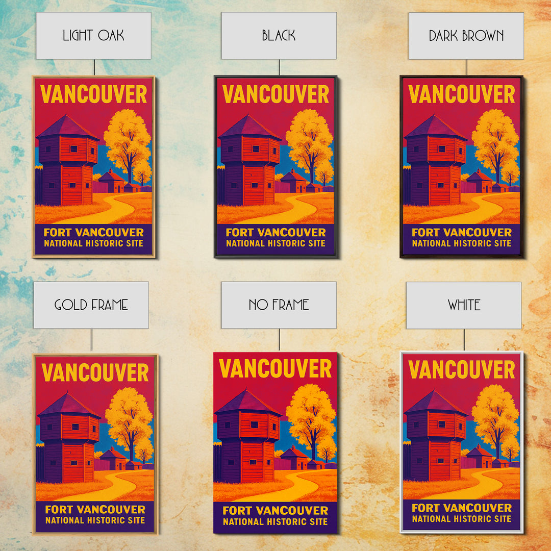 Vancouver Travel Poster, Canvas Print, Bold Pop Art Poster, Vancouver Poster Print, Home Office Decor, Watercolor Skyline Art, Wall Art