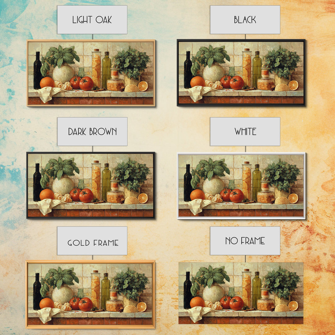 Cocktail and Citrus Bar Composition Framed Canvas Print, Restaurant Art, Kitchen Art, Restaurant Decor, Fine Art, Bistro, RES-2x1-55