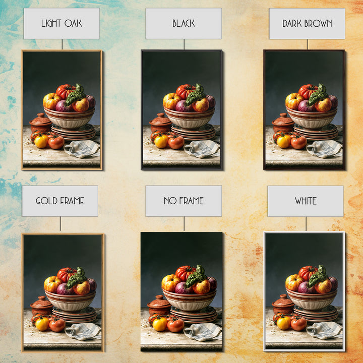 Classic Fruit Bowl Framed Canvas Print, Restaurant Art, Modern Decor, Restaurant Decor, Fine Art, Bistro, Poster, Wall Decor, RES-2x3-84
