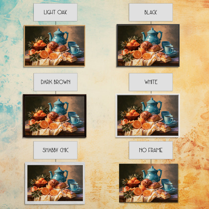 Abstract Appetite Friendly Red and Orange Shapes Framed Canvas Print, Restaurant Art, Gallery Decor, Restaurant Decor, Bistro, RES-3x2-69