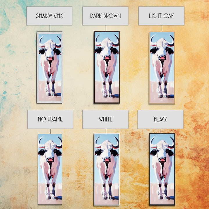 Bison Canvas Print Modern Rustic Wall Art Boho Art Southwest Wall Art Above Bed Art Vertical Wall Art