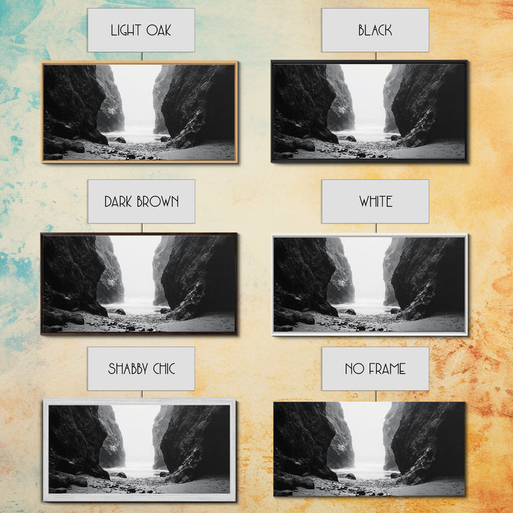 Canyon, moody art, dramatic landscape, rustic decor, wabi sabi art, minimalist art, vertical wall art, farmhouse art, framed canvas print