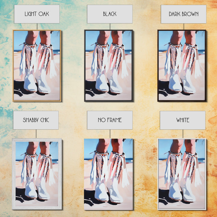 Cowgirl Boots, western art, coastal cowgirl wall art, rustic decor, pink abstract art, minimalist art, framed canvas print