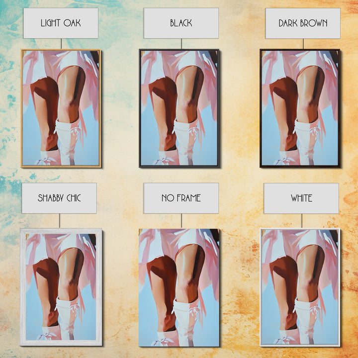 Cowgirl Boots, black cowgirl painting, coastal cowgirl wall art, rustic decor, light pink wall art, western aesthetic, Framed Canvas Print