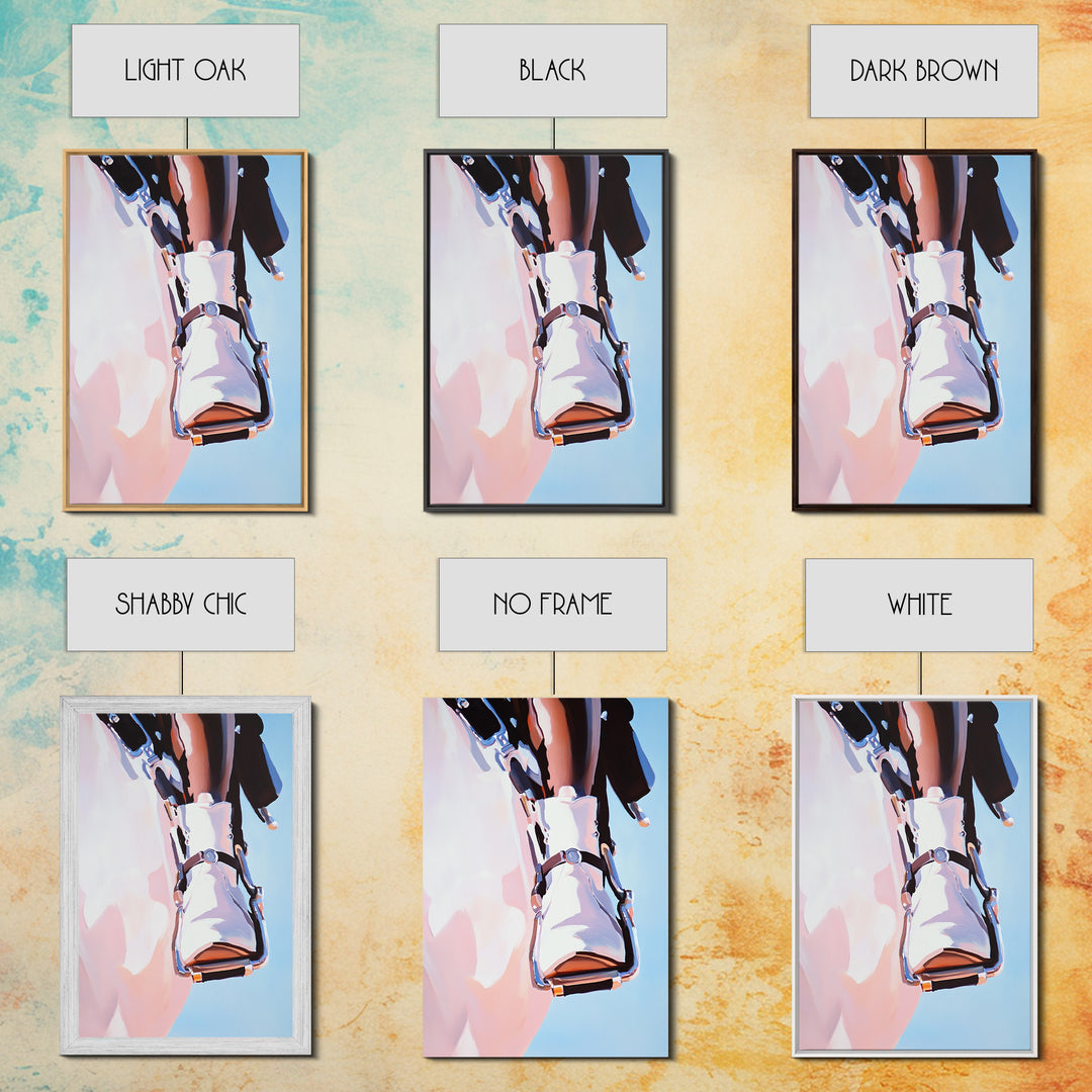 Pink Cowboy Boots, Coastal Cowgirl Art, Western Aesthetic, Framed Canvas Print, Rustic Decor, Light Pink Wall Art, Bedroom Art, Farmhouse Art, Gift Idea