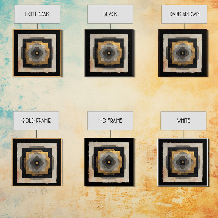 Metatron Cube with Celestial Background Canvas Print, Sacred Geometry Art, Canvas Wall Art, Living Room Decor, Abstract Art, SGA-1x1-3