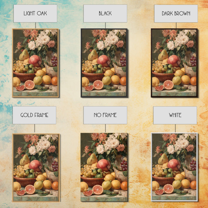 Tropical Fruit Market Arrangement Canvas Print, Tropical Art, Art Print, Living Room Decor, Fine Art, Tropic, Abstract Painting, TRO-2x3-23