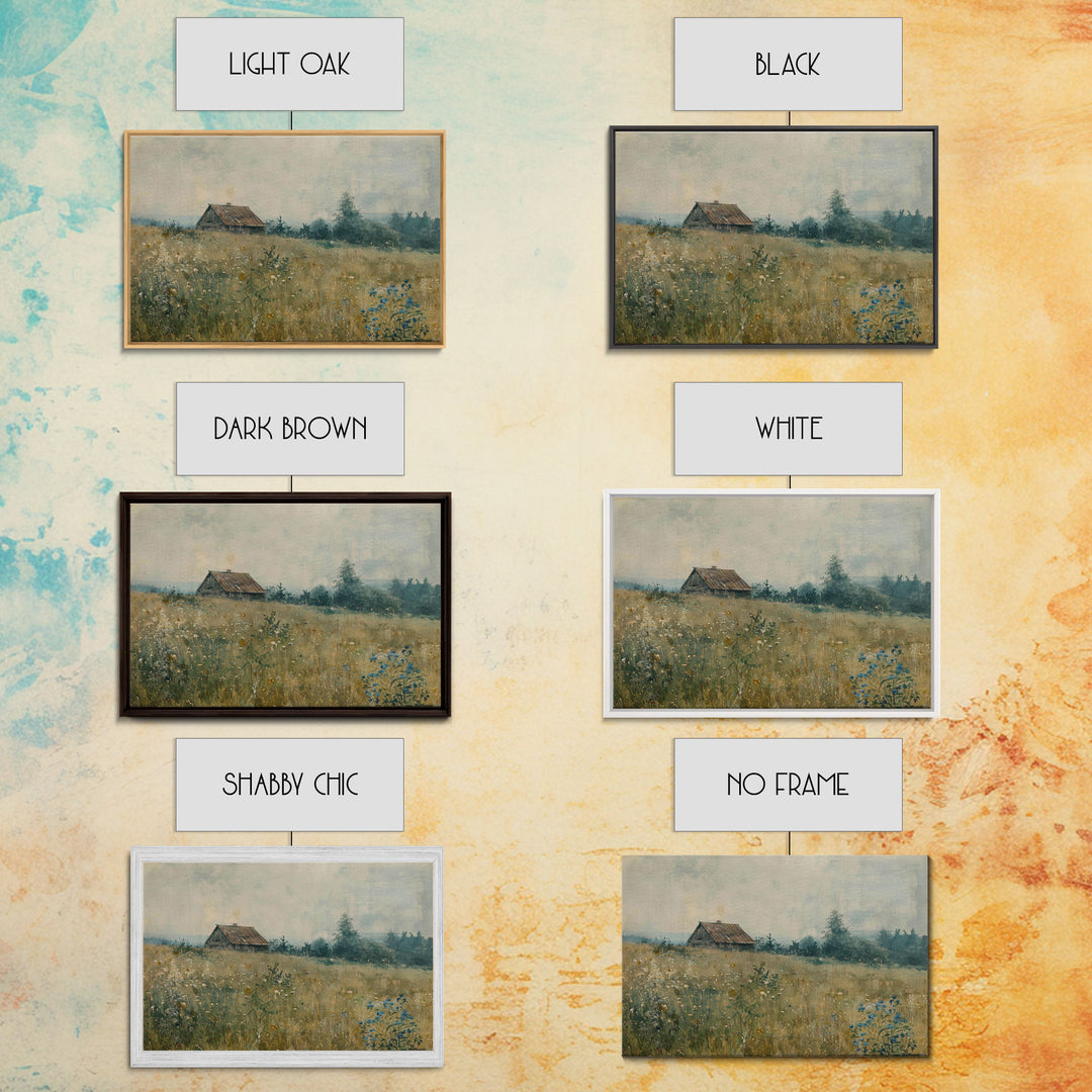 Watercolor Painting Of An Abandoned Barn, Beautiful Farmhouse Kitchen Decor, Living Room or Bedroom Wall Art, Original Country Art