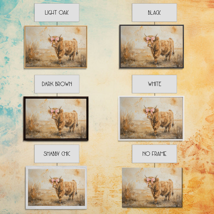 Cow Wall Art, Cow Print, Cow Wallhanging, Farmhouse Decor, Country Western Decor, Cow Lover Gift, Cottage Core Framed Art, Cute Cow