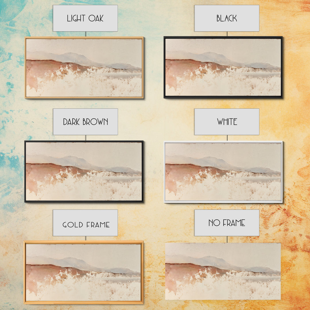 Minimal Line Portrait Framed Canvas Print, Wall Art, Art, Living Room Decor, Fine Art, Wall Clock, Large Wall Art, WAL-2x1-50