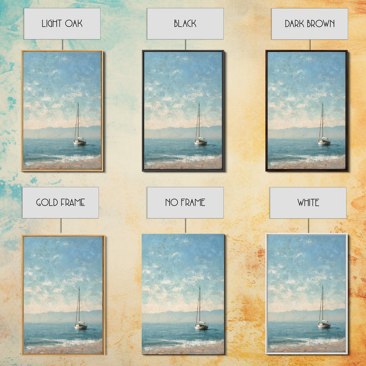 Honeymoon Coastal Sunset Framed Canvas Print, Wedding Art, Boho Decor, Living Room Decor, Fine Art, Romance, Art Print, WED-2x3-25