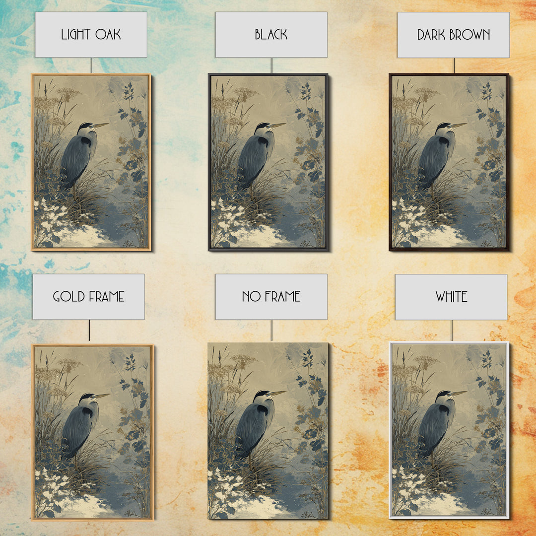 Bird Delivering a Tiny Love Letter Framed Canvas Print, Whimsical Art, Oil Painting, Living Room Decor, Fine Art, Wonder, WHI-2x3-55
