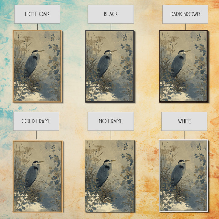 Bird Delivering a Tiny Love Letter Framed Canvas Print, Whimsical Art, Oil Painting, Living Room Decor, Fine Art, Wonder, WHI-2x3-55