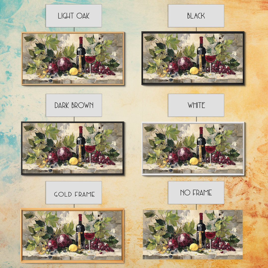 Burgundy Abstract with Gold Accents Framed Canvas Print, Winery Art, Artwork, Winery Decor, Abstract Art, Vineyard, Bar Decor, WIN-2x1-91