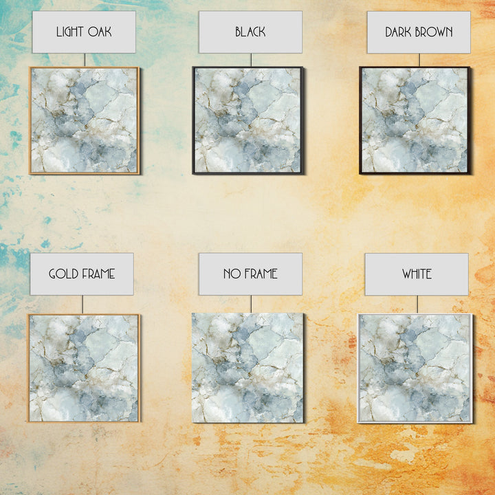 Light Marble Texture Abstract Framed Canvas Print, Waiting Room Art, Printable Wall Art, Waiting Room Decor, Abstract Art, Calm, WRA-1x1-96