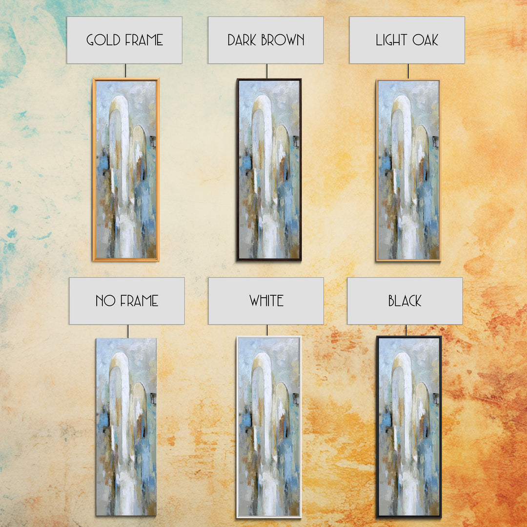 Modern Neutral Arch Abstraction Canvas Print, Waiting Room Art, Neutral Decor, Waiting Room Decor, Abstract Art, Calm, WRA-1x3-9
