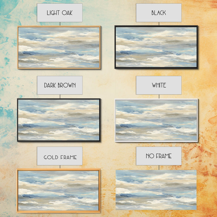 Soft Abstract Waves Canvas Print, Waiting Room Art, Wall Decor, Waiting Room Decor, Fine Art, Calm, Minimalist Wall Art, WRA-2x1-94