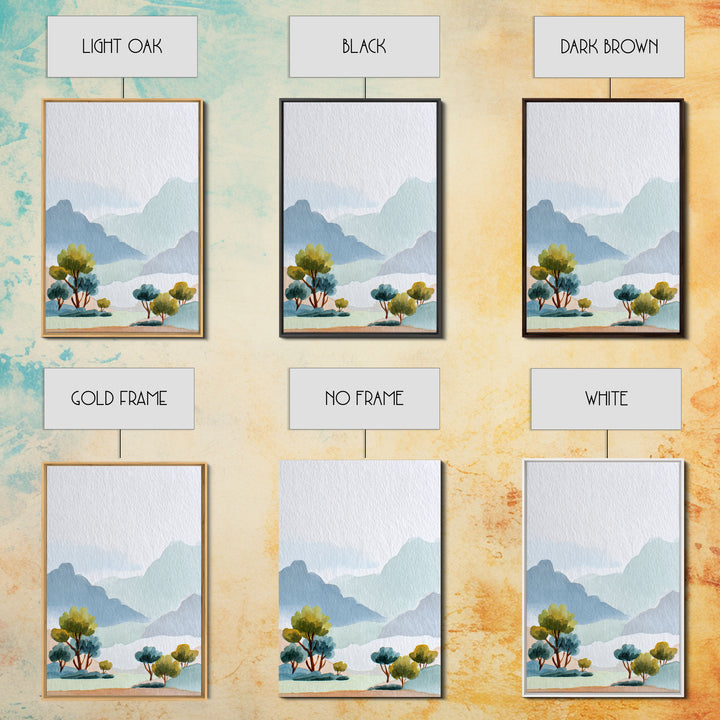 Warm Desert Sunrise Framed Canvas Print, Waiting Room Art, Contemporary Art, Waiting Room Decor, Calm, Living Room Wall Art, WRA-2x3-21
