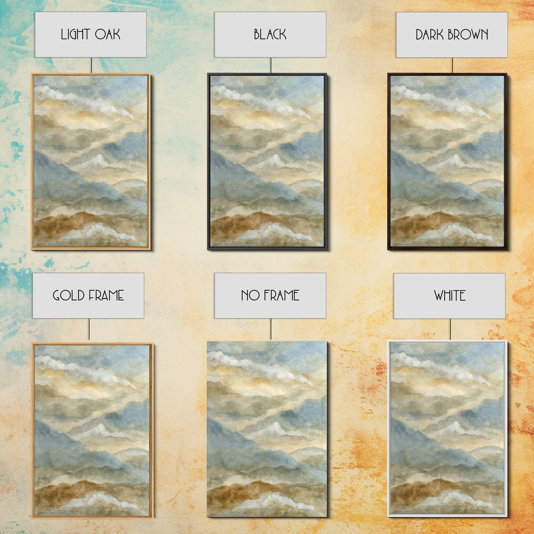 Warm Desert Sunrise Canvas Print, Waiting Room Art, Office Decor, Waiting Room Decor, Oil Painting, Calm, Gallery Wall Art, WRA-2x3-45