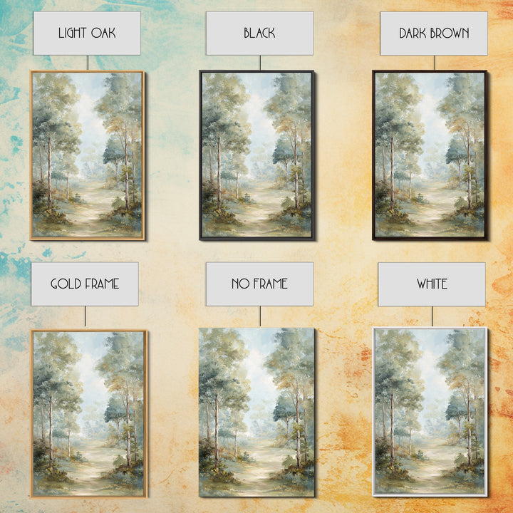 Misty Forest Path Canvas Print, Waiting Room Art, Office Decor, Waiting Room Decor, Fine Art, Calm, Gallery Wall Art, WRA-2x3-67