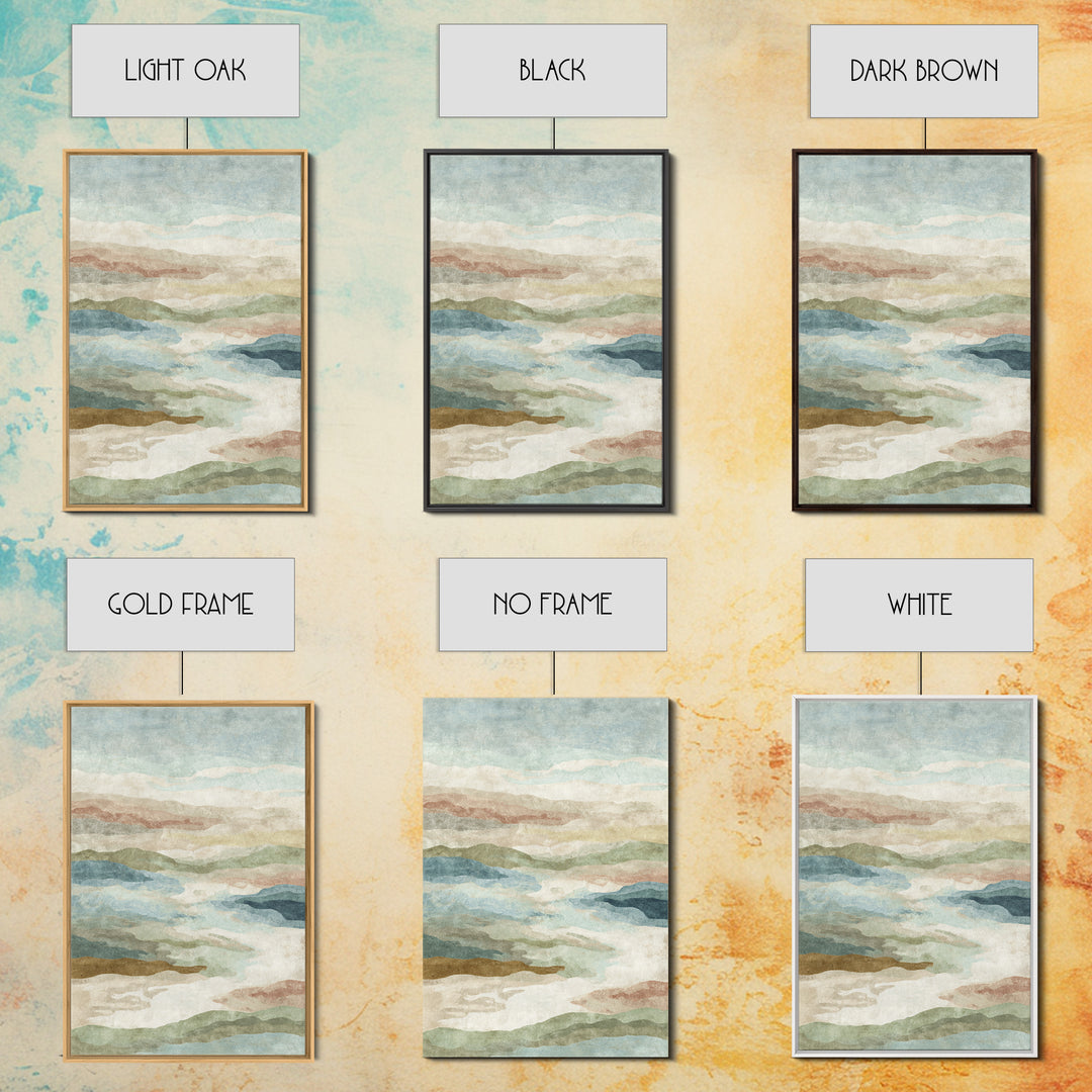 Warm Desert Sunrise Framed Canvas Print, Waiting Room Art, Wall Sculpture, Waiting Room Decor, Fine Art, Calm, Dog Wall Art, WRA-2x3-93