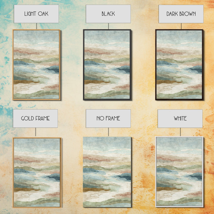 Warm Desert Sunrise Framed Canvas Print, Waiting Room Art, Wall Sculpture, Waiting Room Decor, Fine Art, Calm, Dog Wall Art, WRA-2x3-93