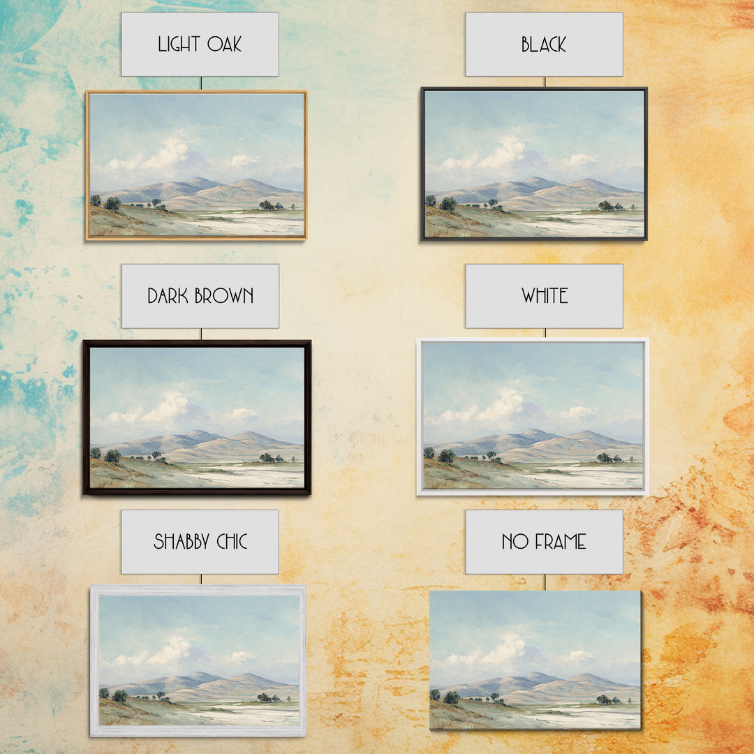 Calming Landscape with Open Sky and Gentle Canvas Print, Waiting Room Art, Minimalist Art, Waiting Room Decor, Fine Art, Calm, WRA-3x2-29