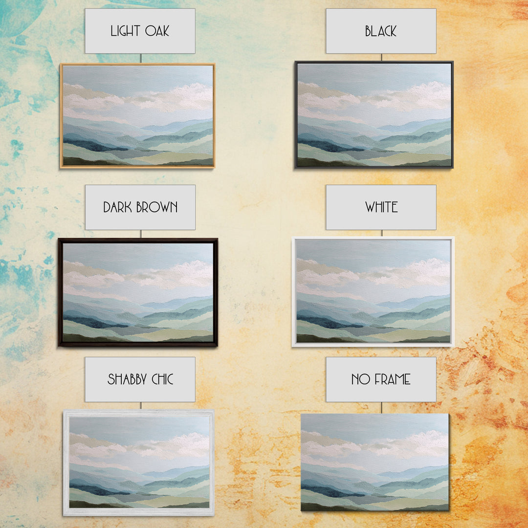 Calming Landscape with Open Sky and Gentle Canvas Print, Waiting Room Art, Minimalist Art, Waiting Room Decor, Fine Art, Calm, WRA-3x2-53