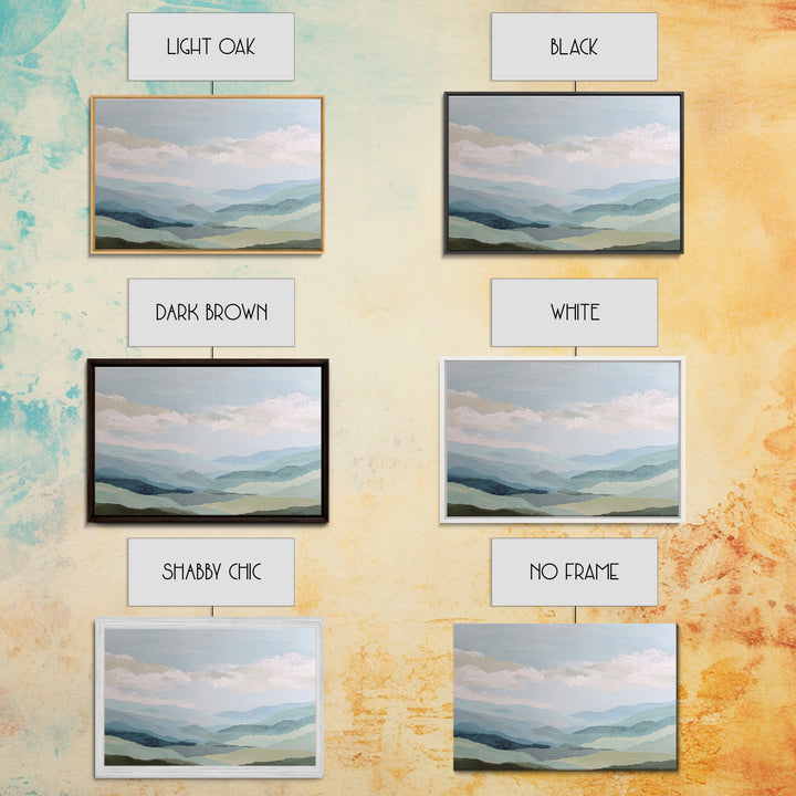 Calming Landscape with Open Sky and Gentle Canvas Print, Waiting Room Art, Minimalist Art, Waiting Room Decor, Fine Art, Calm, WRA-3x2-53
