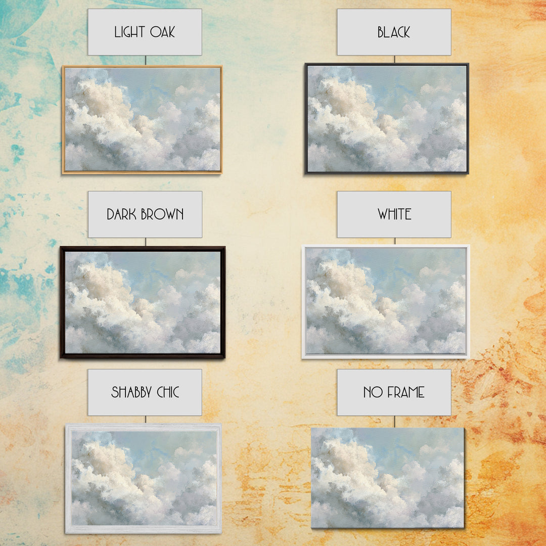 Large Cloudscape with Hopeful Light Canvas Print, Waiting Room Art, Neutral Decor, Waiting Room Decor, Fine Art, Calm, WRA-3x2-68