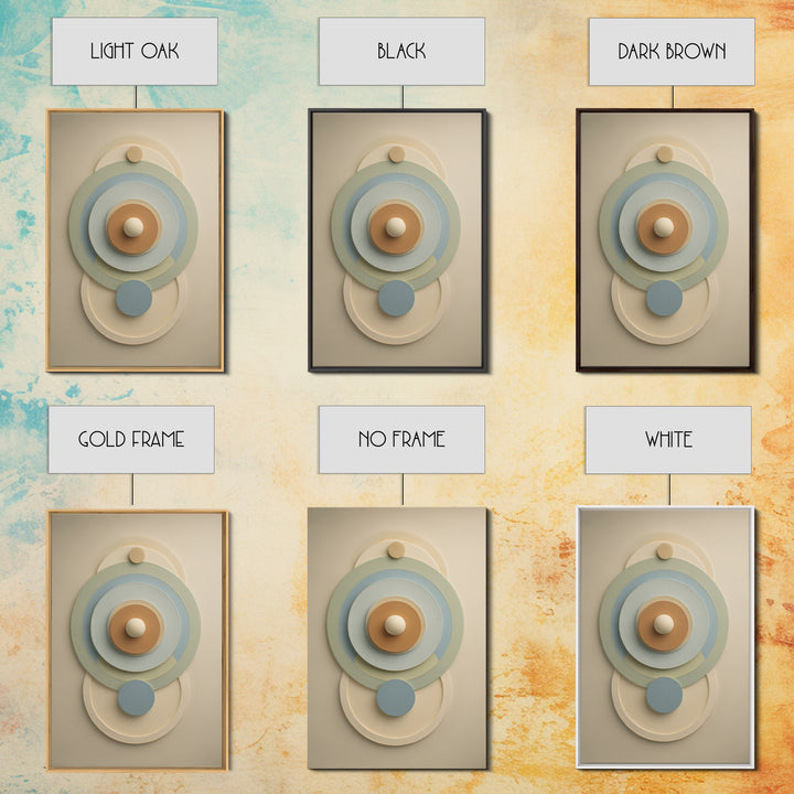 Chakra Color Circles Framed Canvas Print, Yoga Studio Art, Textured Painting, Yoga Studio Decor, Balance, Living Room Wall Art, YSA-2x3-22